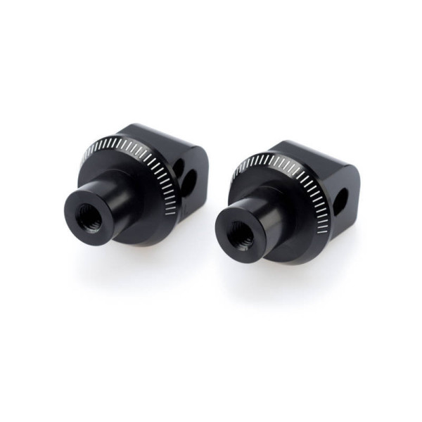 Puig Pillion Footpeg Adaptors Black